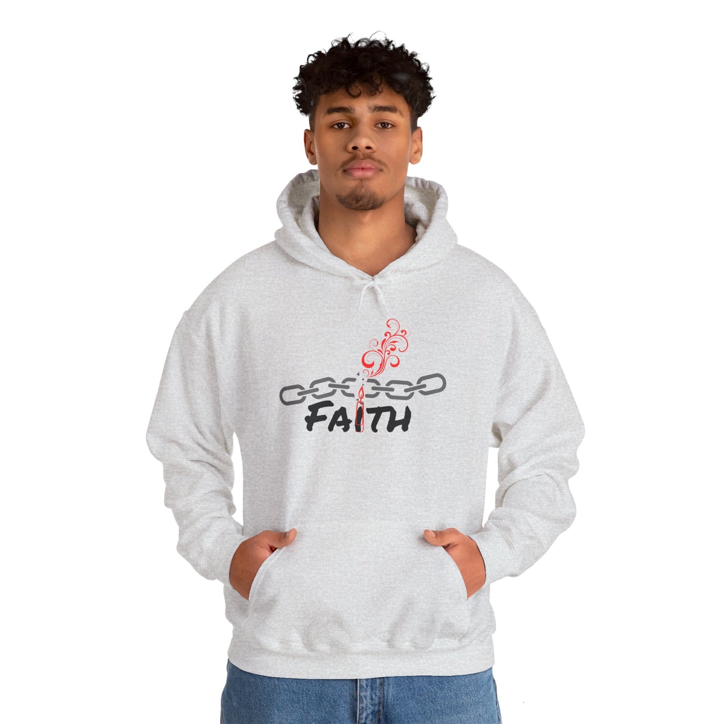 "Faith" Unisex Heavy Blend™ Hooded Sweatshirt by Ian&Ethans