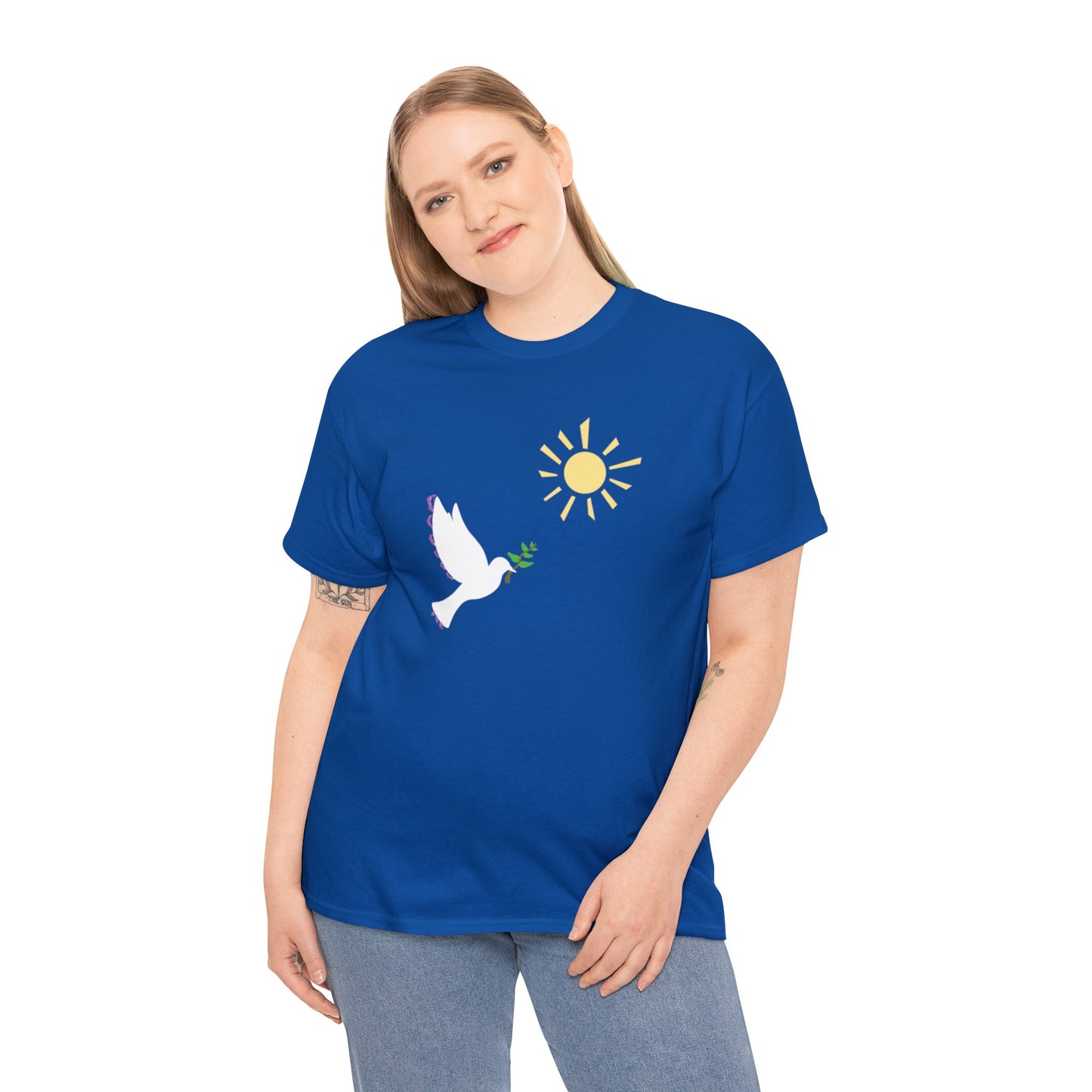 Spirit of the Freedom Unisex Heavy Cotton Tee Christian clothing, Faith-based clothing, Christmas gift, Religious gift, Perfect gift, Inspirational scripture