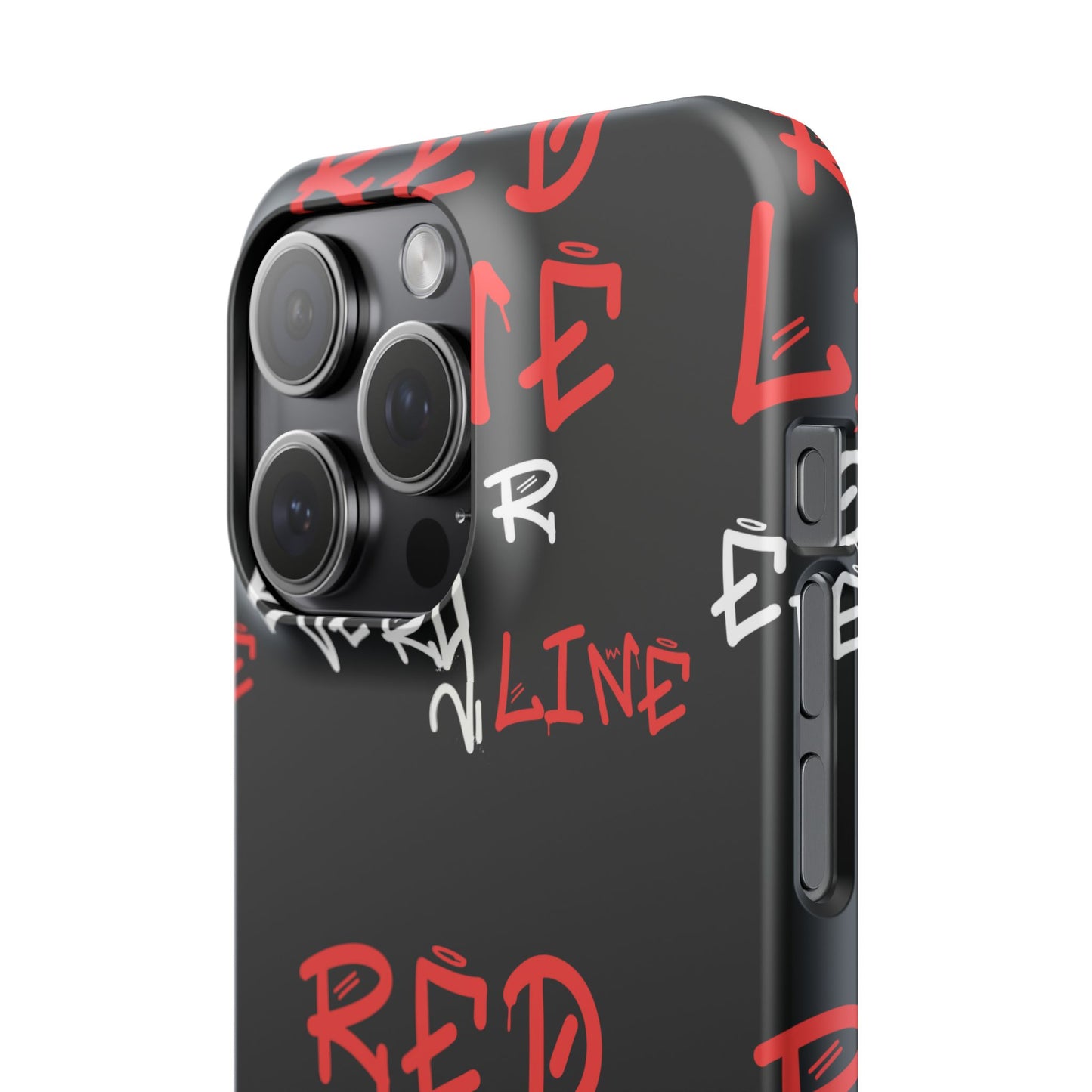 Red Line over Every Line Slim Cases iphone, Samsung galaxy