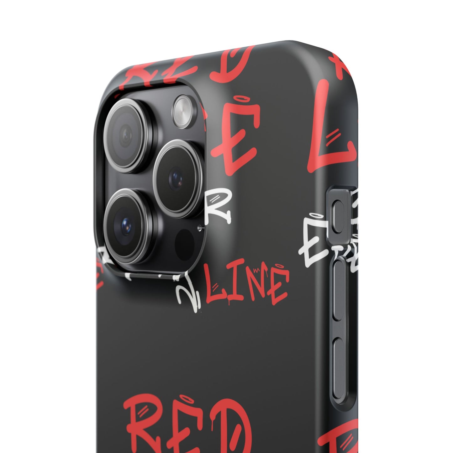 Red Line over Every Line Slim Cases iphone, Samsung galaxy