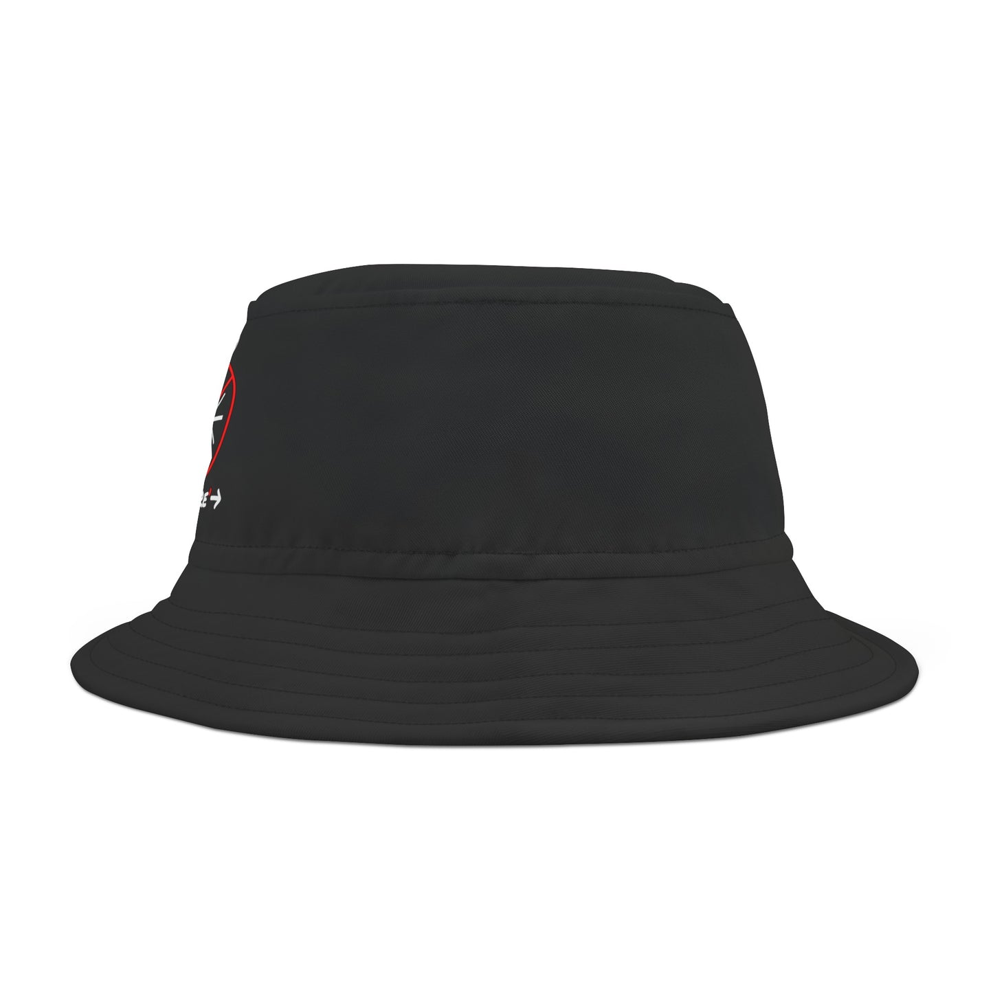 No pressure (Black) Bucket Hat (AOP) by Ian&Ethans