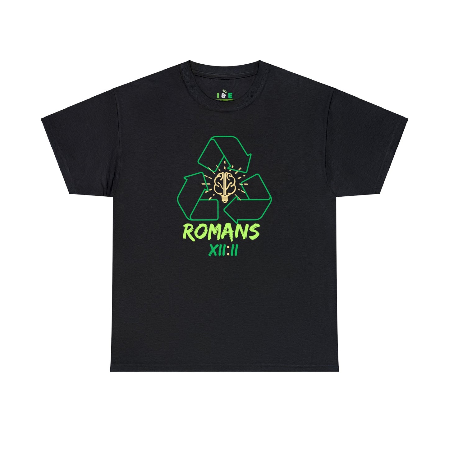 Romans 12:2 Unisex Heavy Cotton Tee Christian clothing, Perfect gift, Christmas gift, Religious gift, Inspirational scripture, Graphic t-shirt,