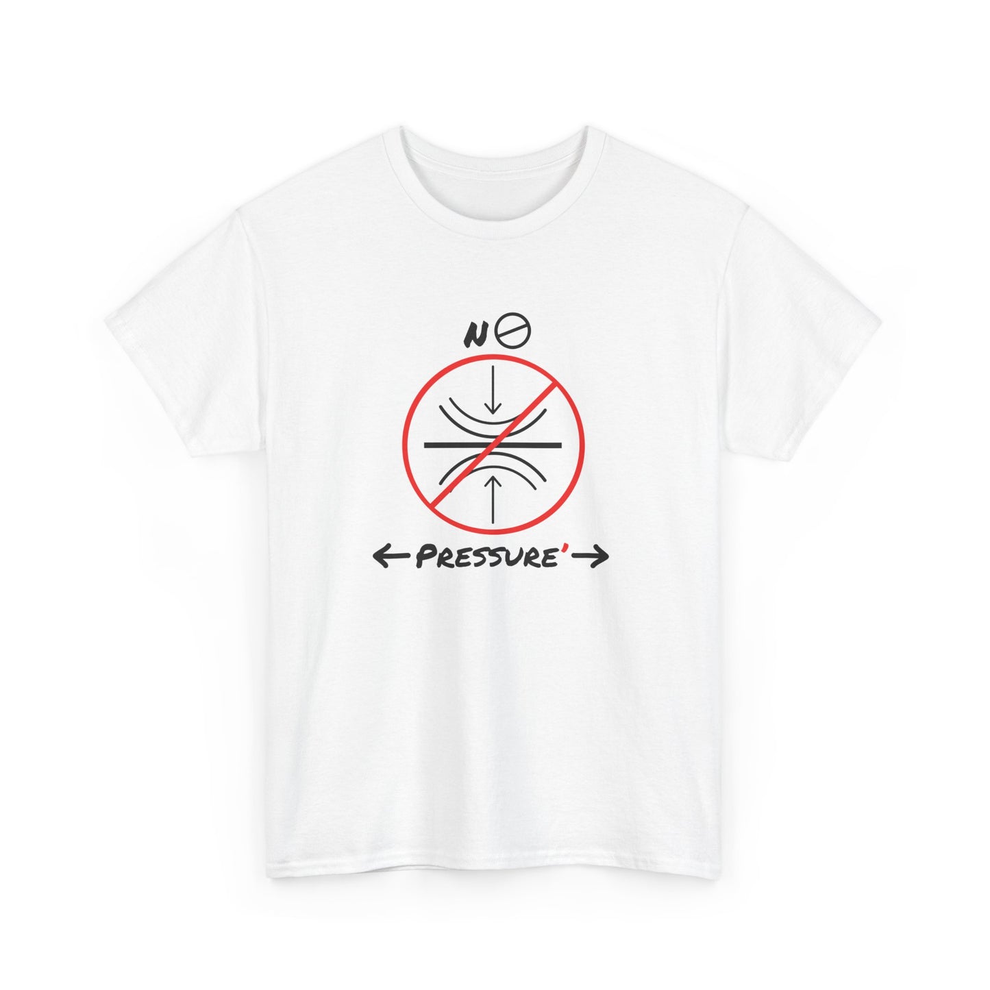 No pressure Unisex Heavy Cotton Tee by Ian&Ethans