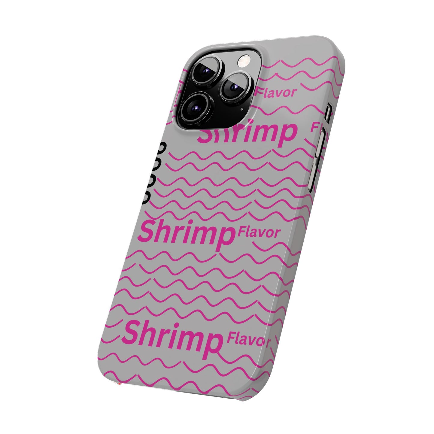 Shrimp Flavor Noodle Pack Slim Phone Cases by Ian&Ethans
