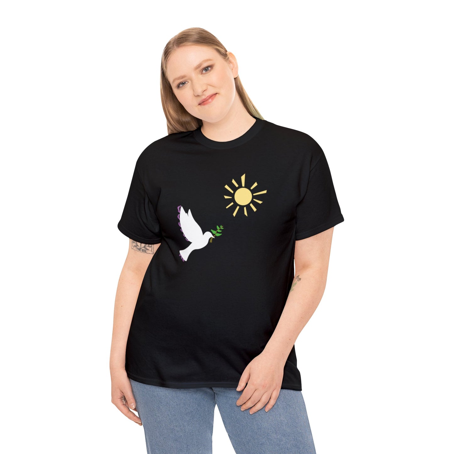 Spirit of the Freedom  Unisex Heavy Cotton Tee  Christian clothing, Faith-based clothing, Christmas gift, Religious gift, Perfect gift, Inspirational scripture