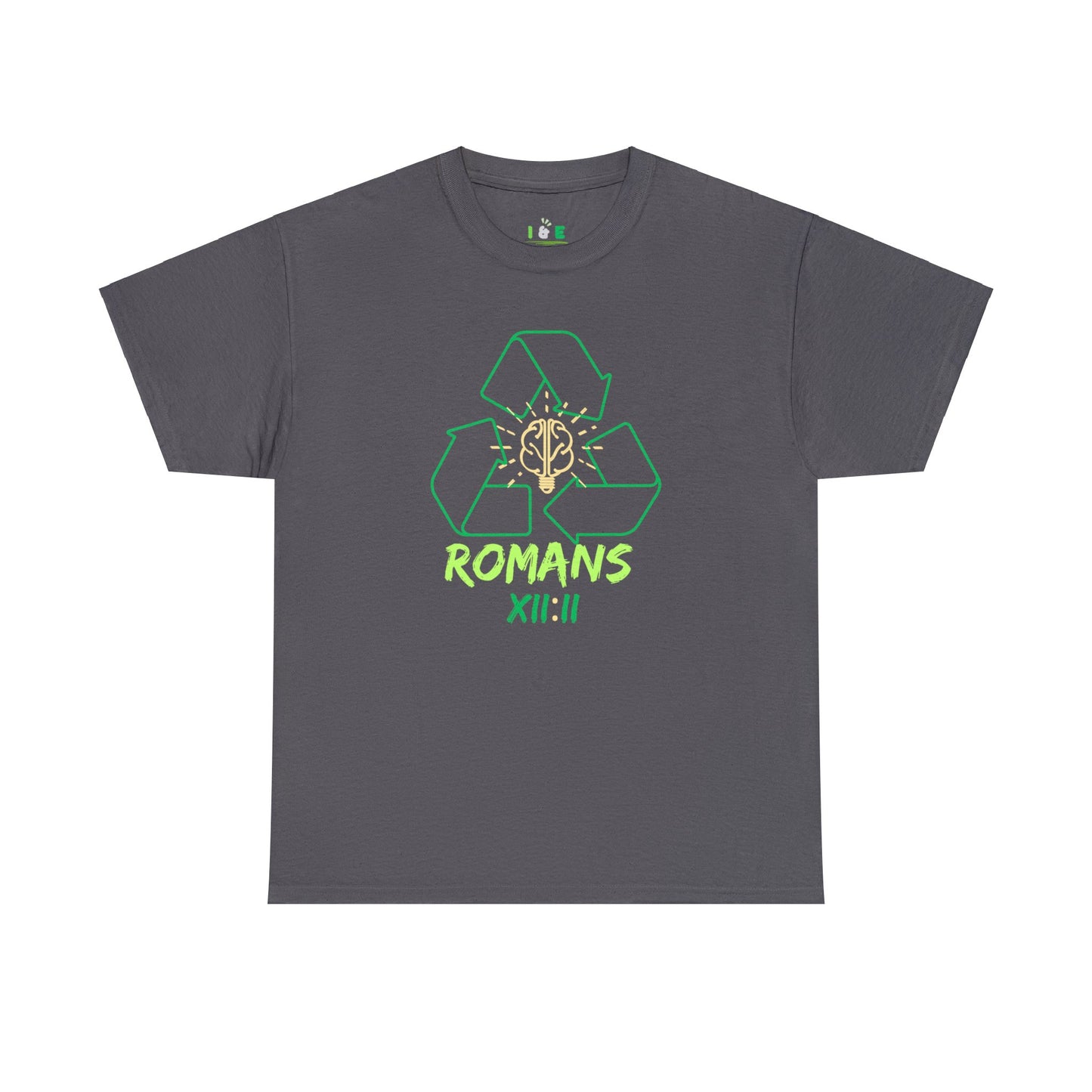 Romans 12:2 Unisex Heavy Cotton Tee Christian clothing, Perfect gift, Christmas gift, Religious gift, Inspirational scripture, Graphic t-shirt,