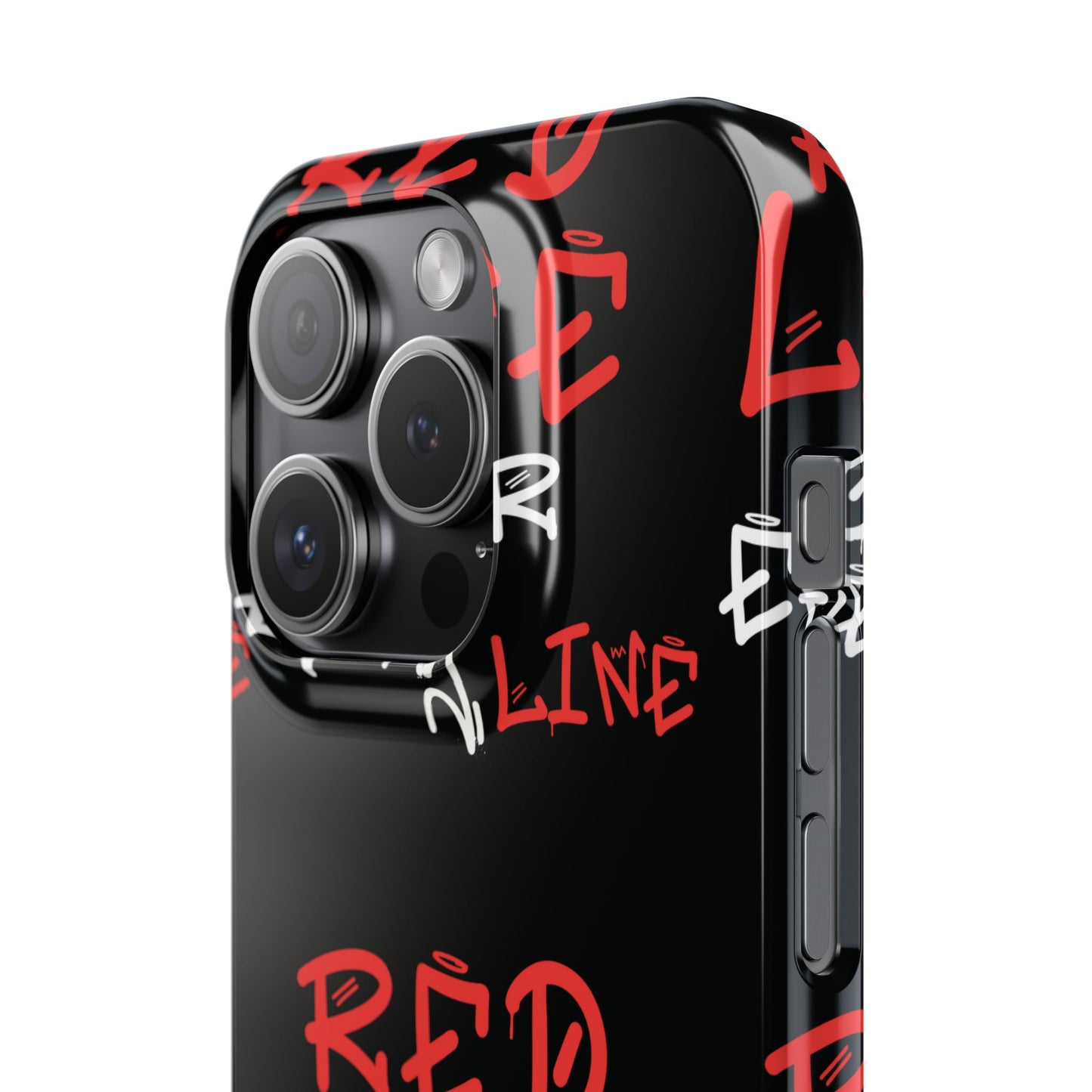 Red Line over Every Line Slim Cases iphone, Samsung galaxy