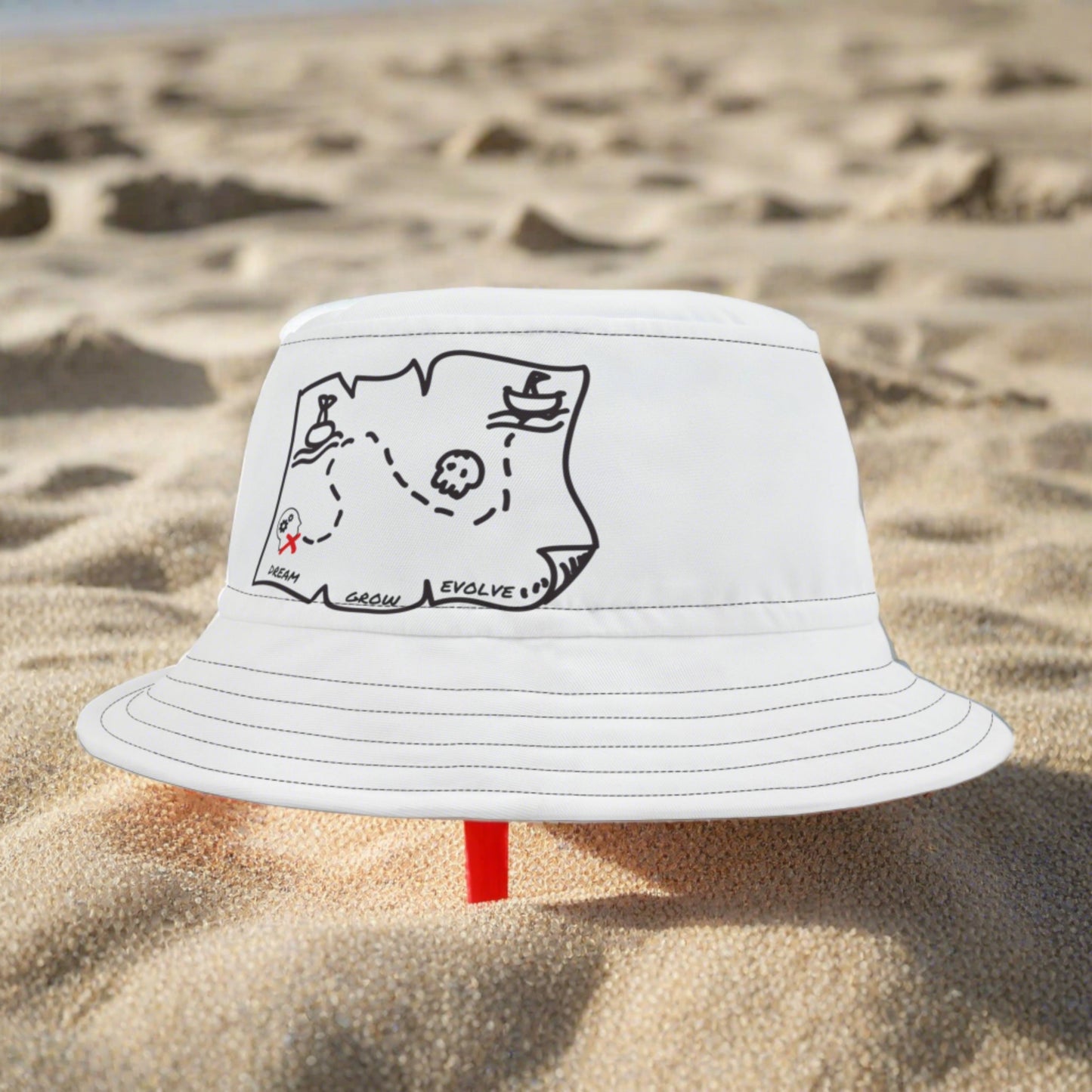 No pressure bucket Bucket Hat (AOP) by Ian&Ethans