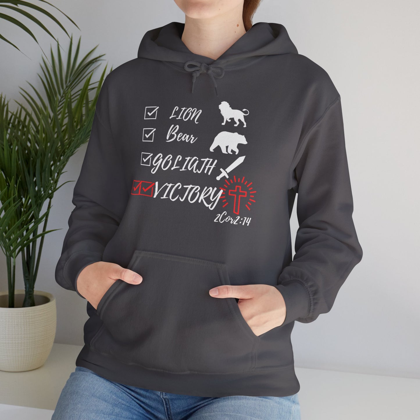 Victory in Christ Unisex Heavy Blend™ Hooded Sweatshirt