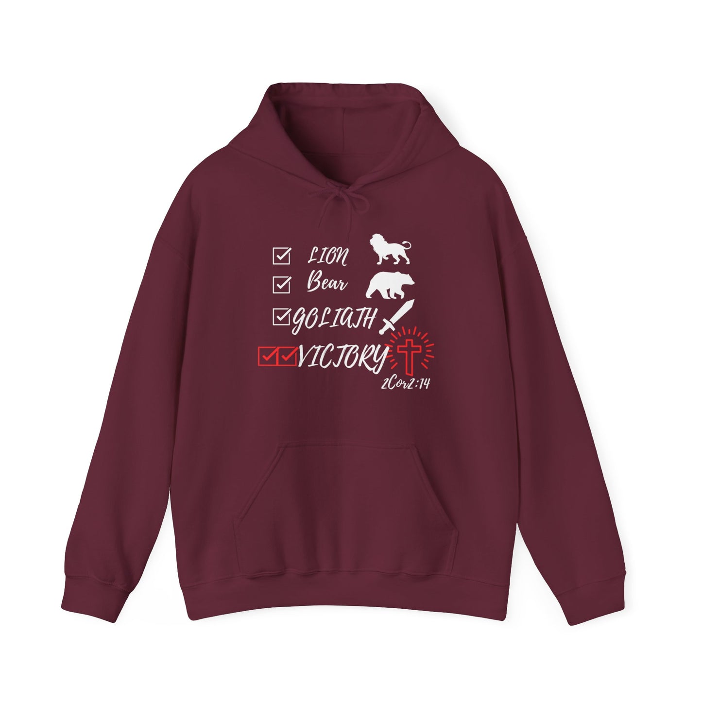 Victory in Christ Unisex Heavy Blend™ Hooded Sweatshirt