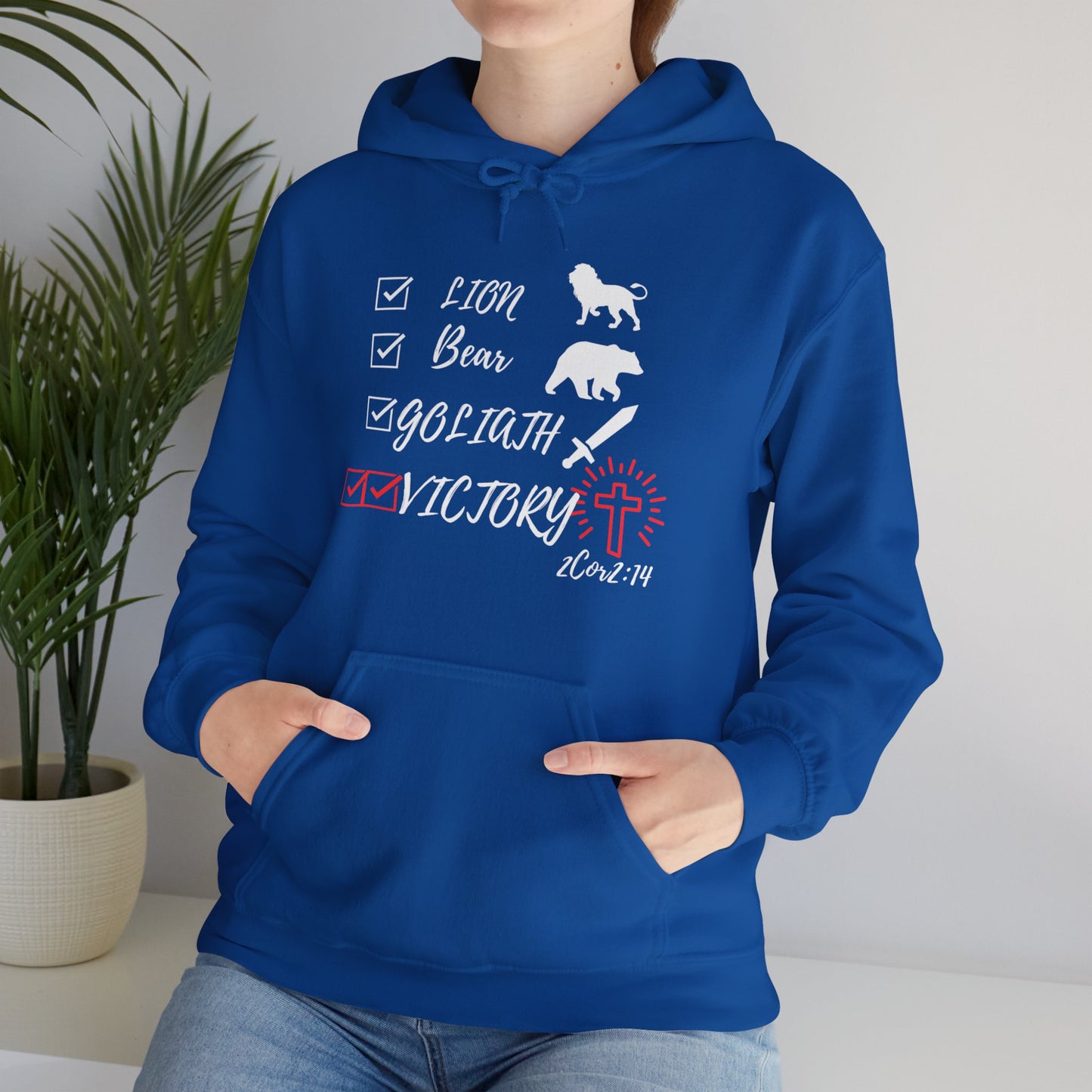 Victory in Christ Unisex Heavy Blend™ Hooded Sweatshirt