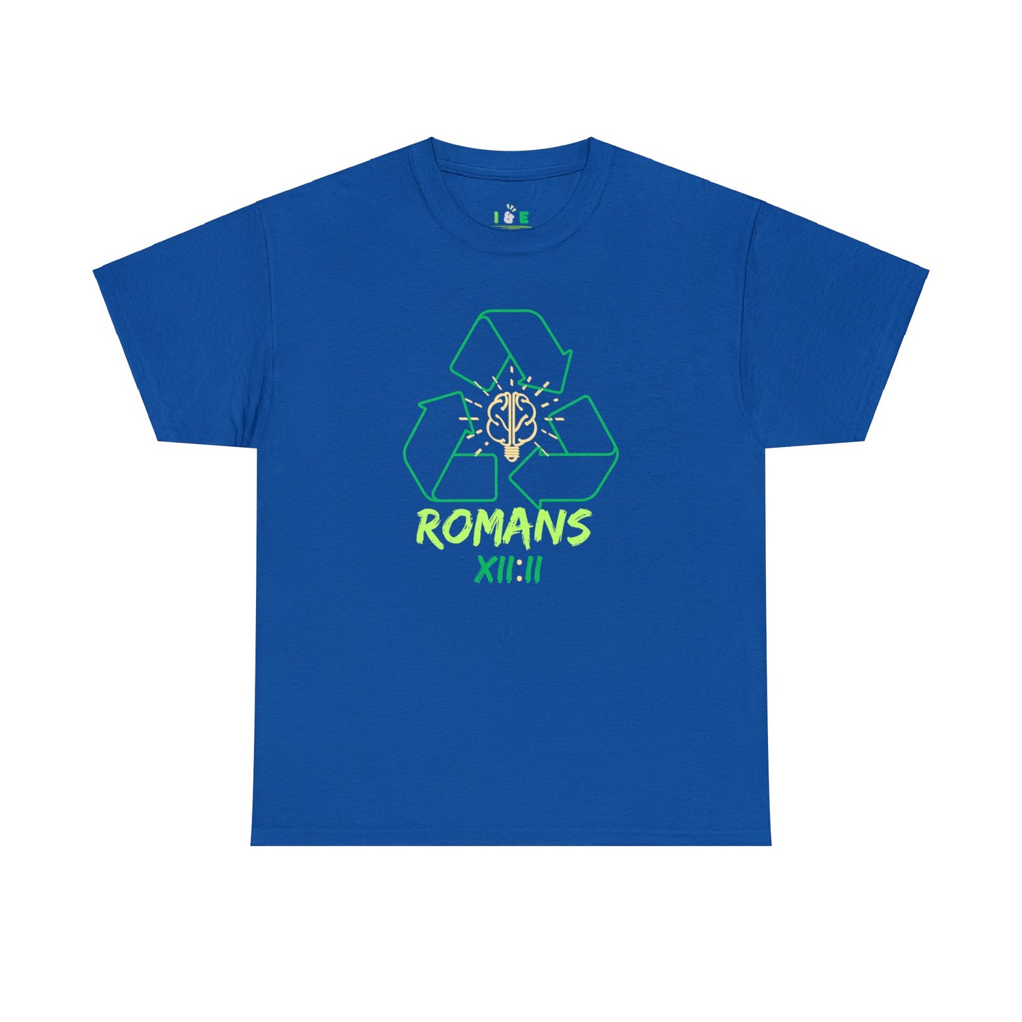 Romans 12:2 Unisex Heavy Cotton Tee Christian clothing, Perfect gift, Christmas gift, Religious gift, Inspirational scripture, Graphic t-shirt,