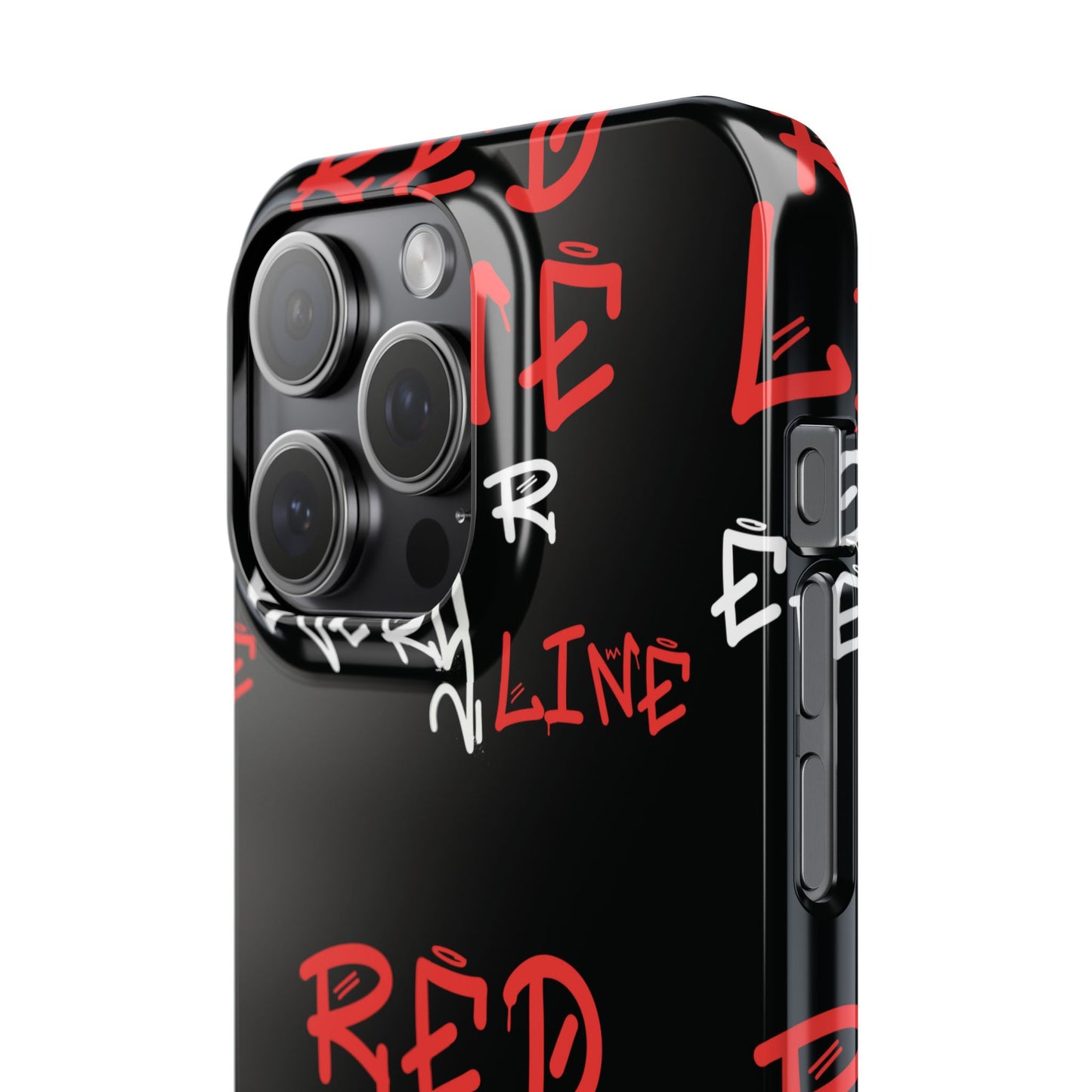 Red Line over Every Line Slim Cases iphone, Samsung galaxy