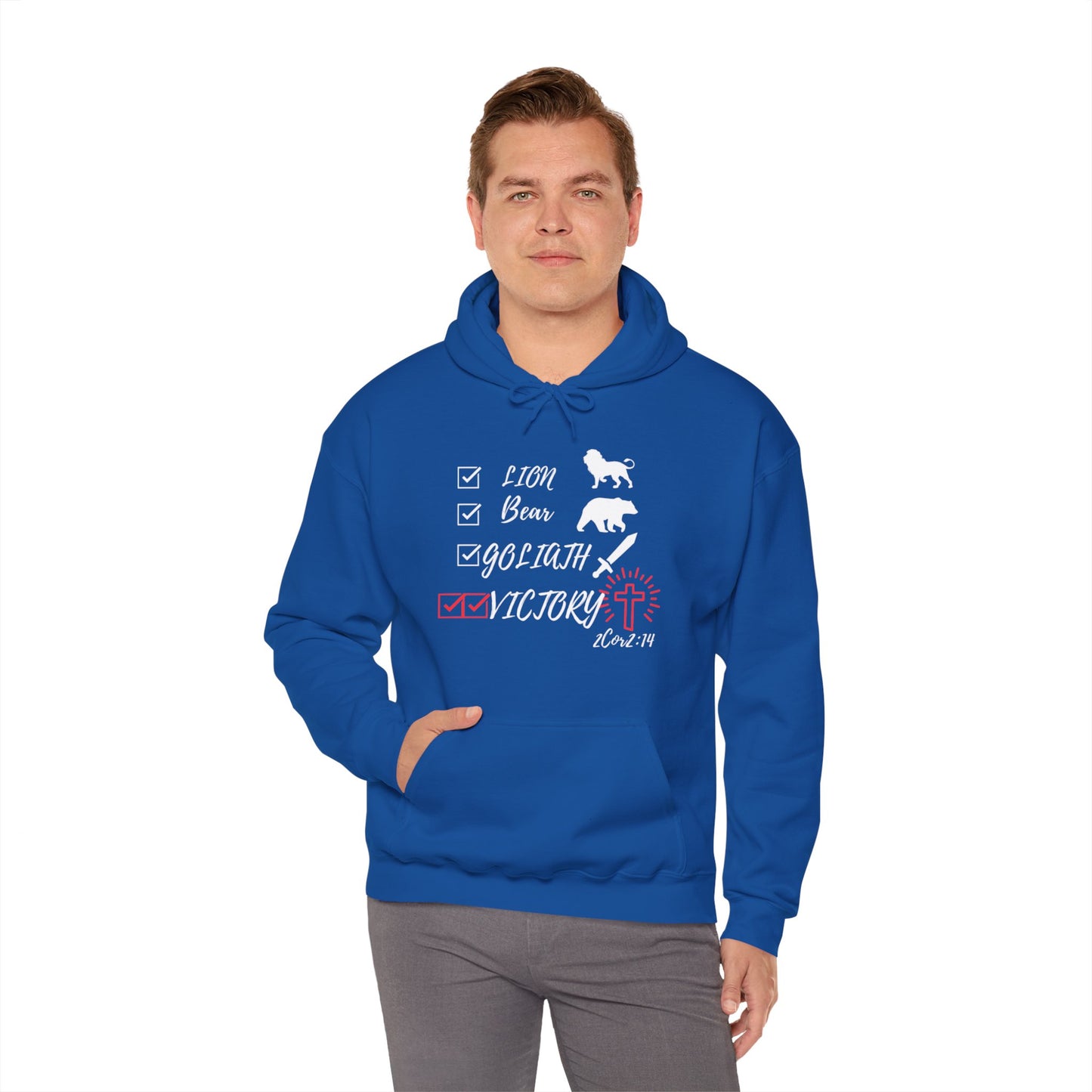 Victory in Christ Unisex Heavy Blend™ Hooded Sweatshirt