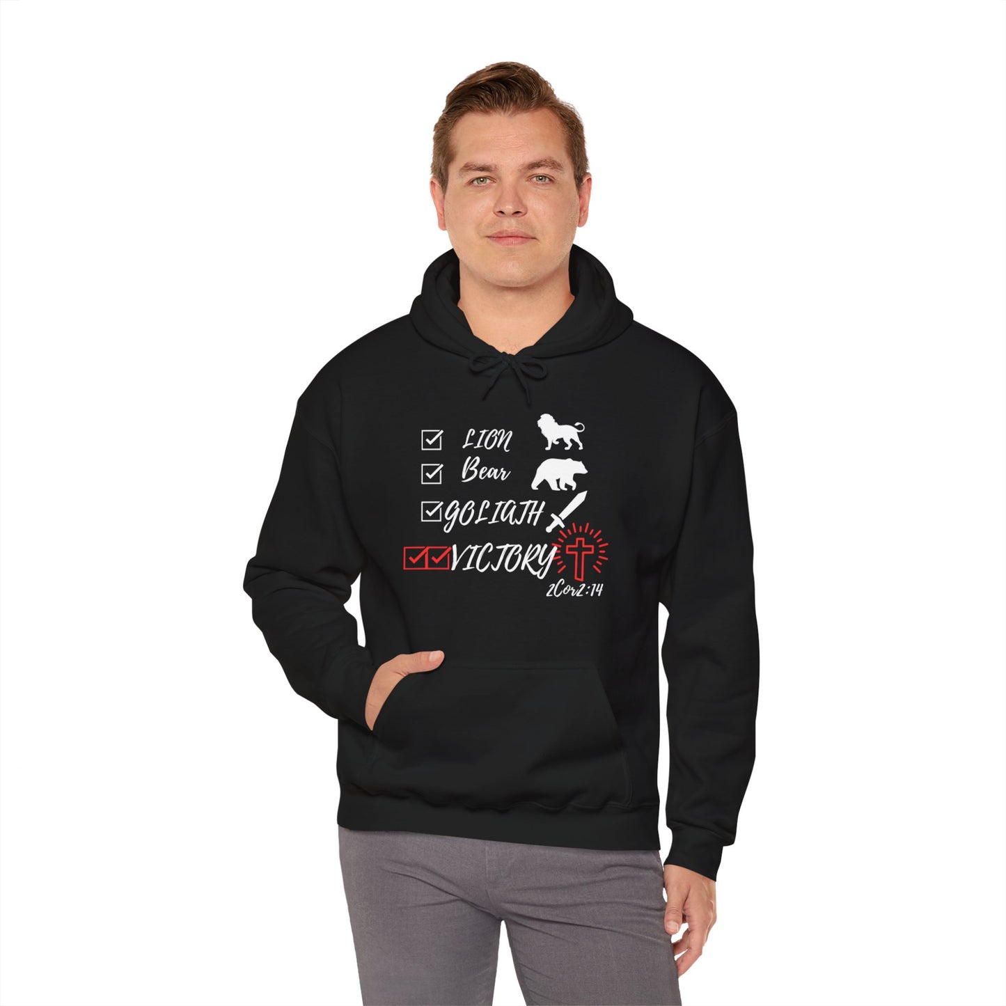 Victory in Christ Unisex Heavy Blend™ Hooded Sweatshirt
