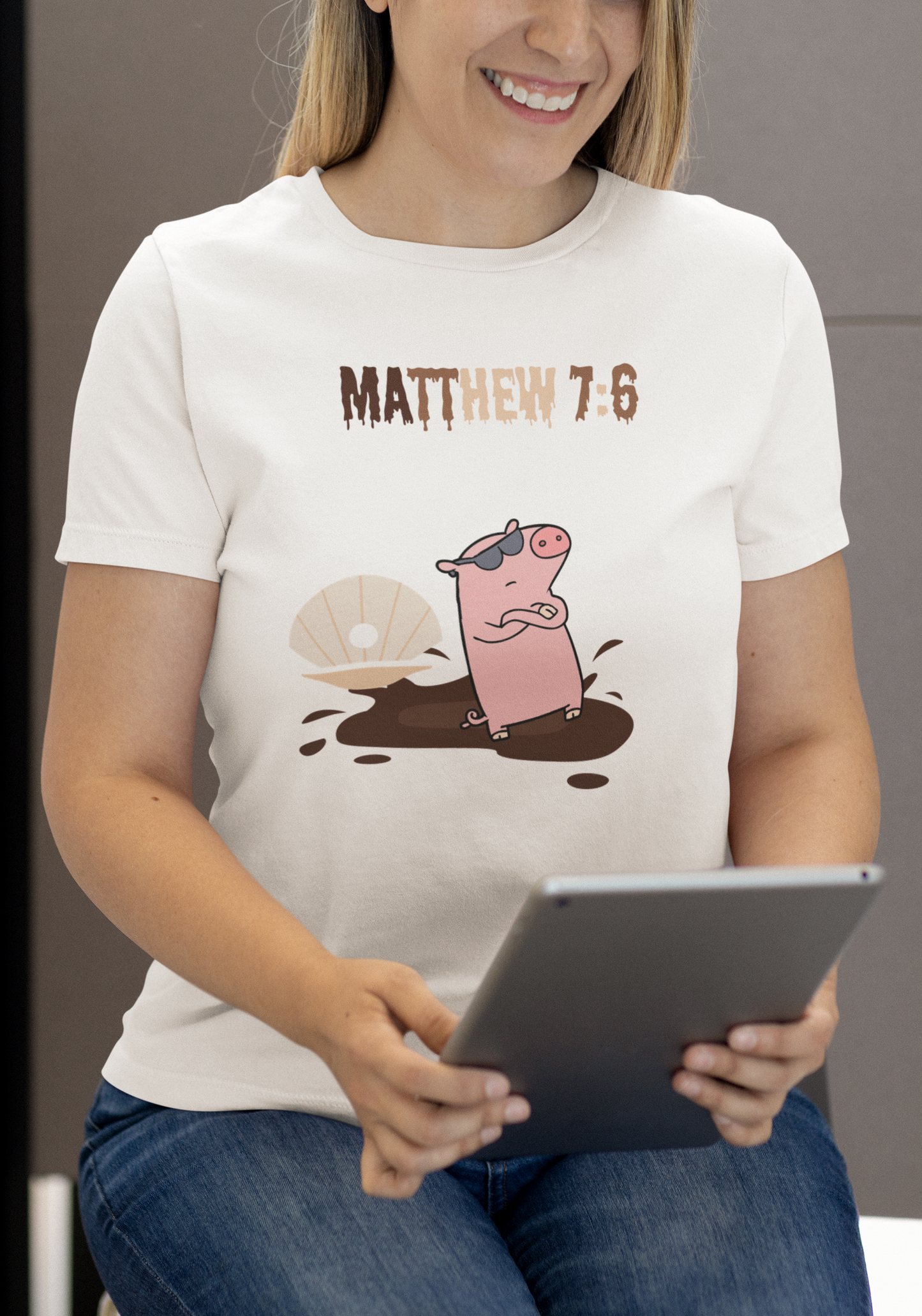 Matthew 7:6 Unisex Heavy Cotton Tee  Christian clothing, Faith based apparel, Graphic t-shirt, Inspirational scriptures, Religious gift, Christmas gift, Perfect gift