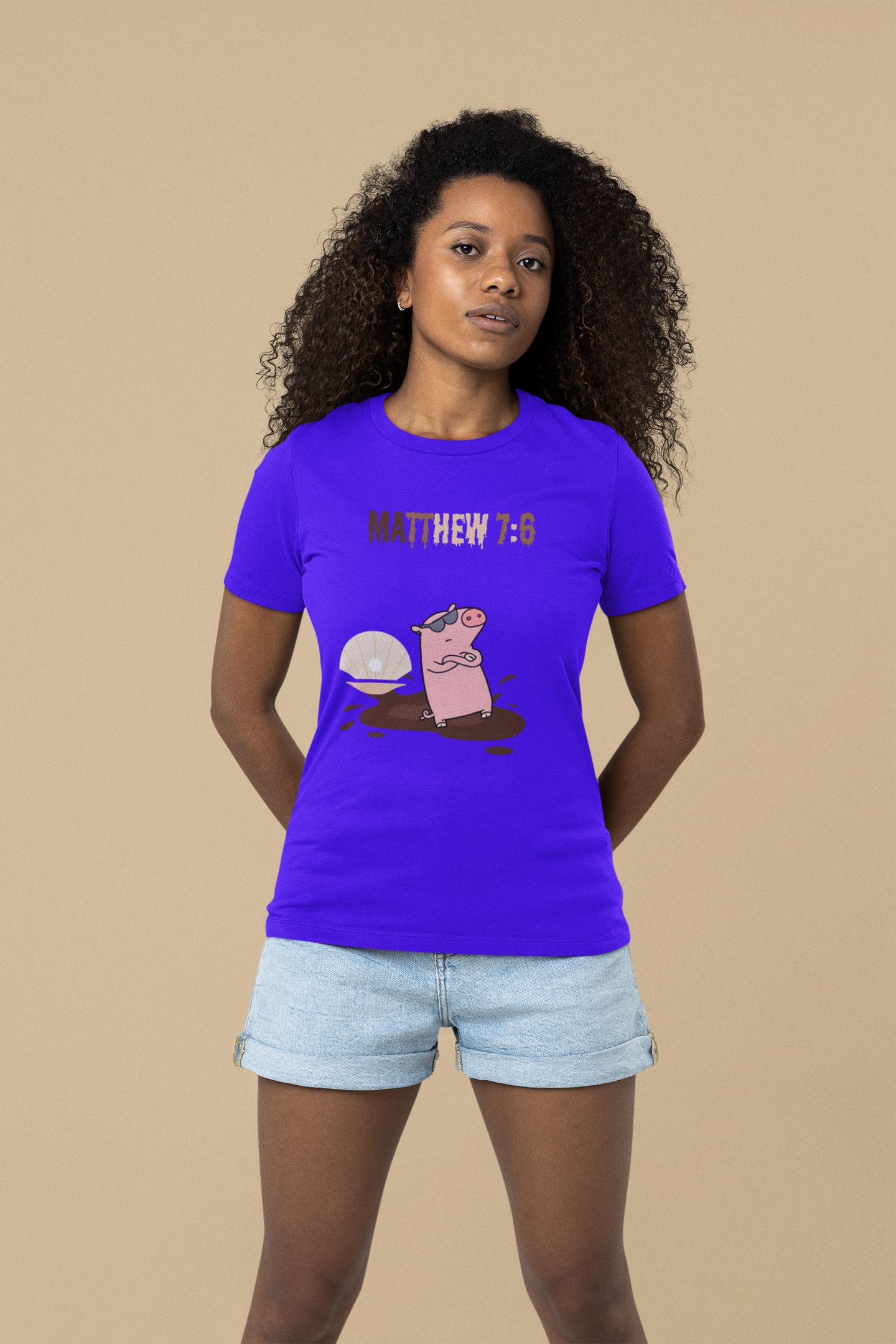 Matthew 7:6 Unisex Heavy Cotton Tee  Christian clothing, Faith based apparel, Graphic t-shirt, Inspirational scriptures, Religious gift, Christmas gift, Perfect gift