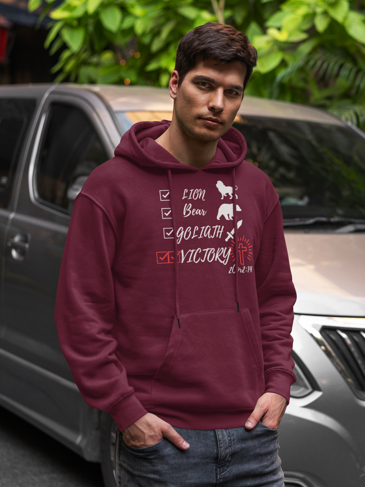 Victory in Christ Unisex Heavy Blend™ Hooded Sweatshirt